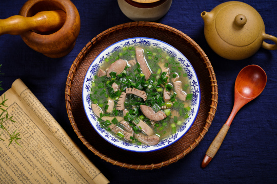 韭菜腰花汤