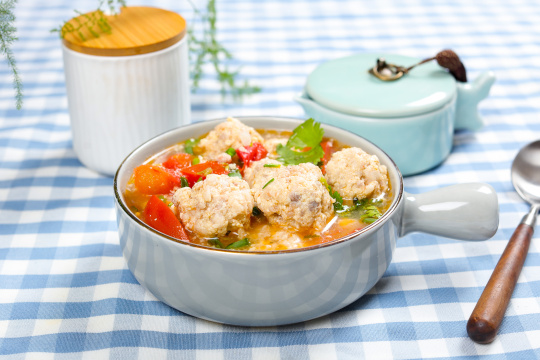 番茄豆腐丸子汤