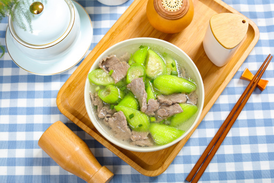牛肉丝瓜汤