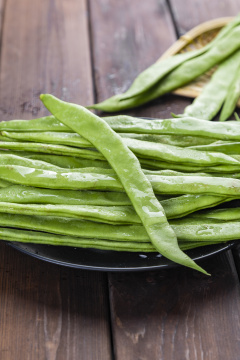 新鲜蔬菜长扁豆