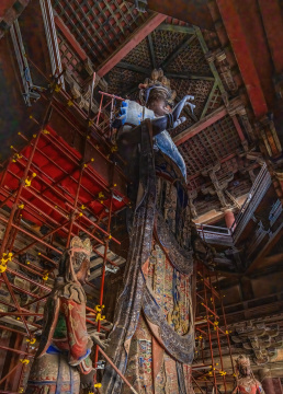 黑神话悟空取景地天津蓟州独乐寺佛像