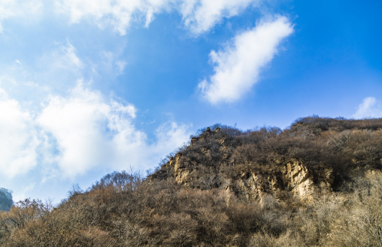 天津蓟县罗庄子镇泥河村冬季风光