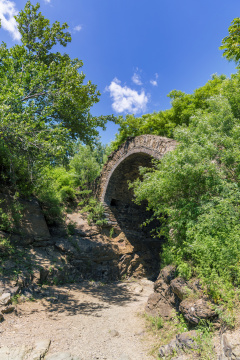 北京门头沟京西古道风景区自然风光