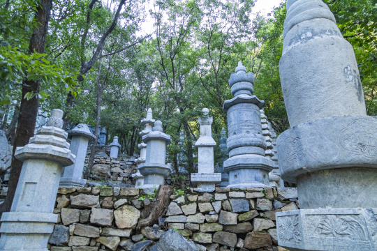 中国天津蓟县盘山风景区风光