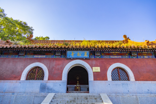 中国天津蓟县盘山风景区风光