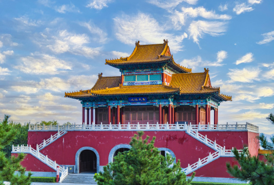 中国天津蓟县盘山风景区风光