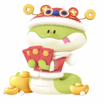 中国生肖卡通蛇