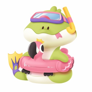 中国生肖卡通蛇