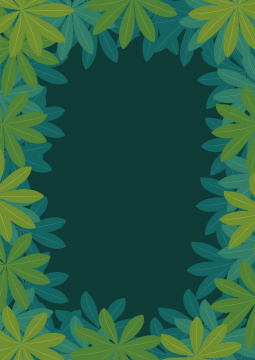 羽扇豆叶子背景