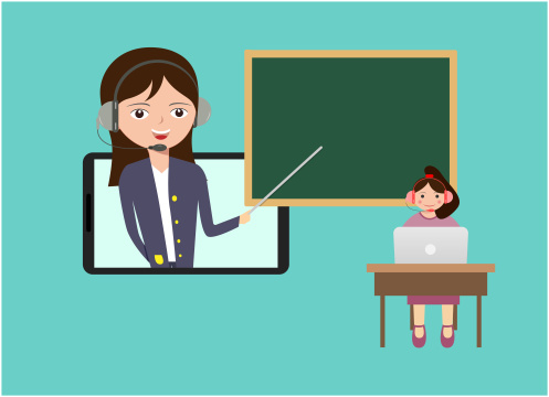 在线教育在家上课