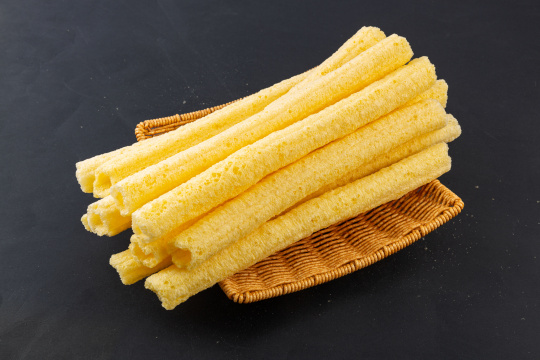 儿时怀旧零食空心米花筒