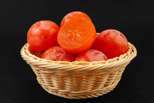 霜打无核灯笼柿子