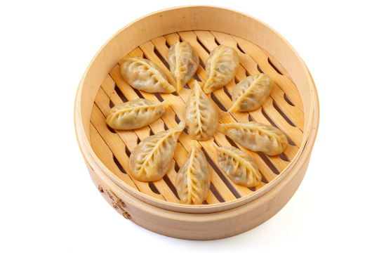 韩式辣白菜蒸饺