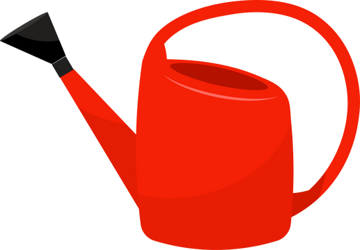 彩色花园浇水壶图标 - SVG免抠素材