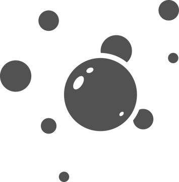 气泡分子标志矢量图标 - SVG免抠素材