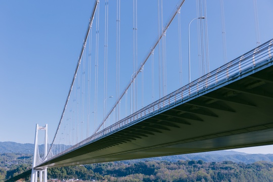 悬索桥的壮丽身姿