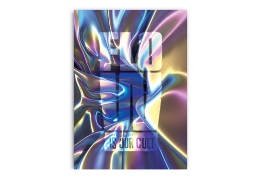 波浪全息渐变封面布局