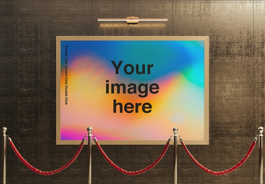 博物馆画框模型09