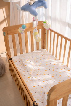 房间里的婴儿床