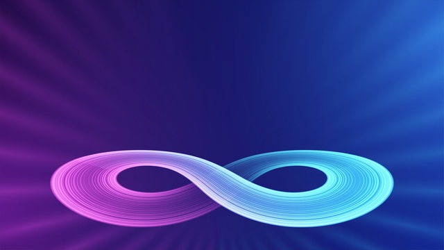 无限大符号插画