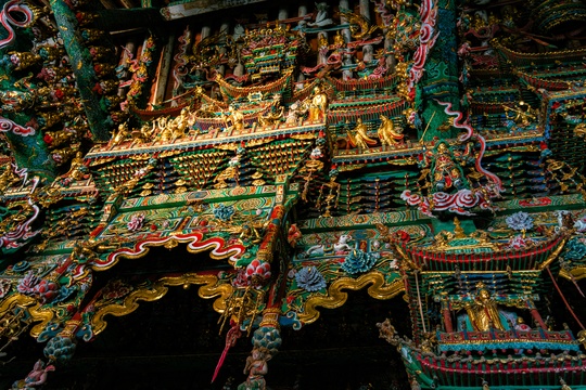 亚洲中国旅游景点 山西临汾小西天旅游景点