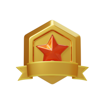 免抠荣誉比赛奖牌奖励目标奖章3D