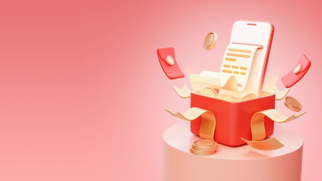 手机网购下单优惠回馈活动3D