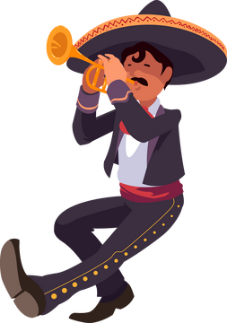 墨西哥音乐家图标 - SVG免抠素材