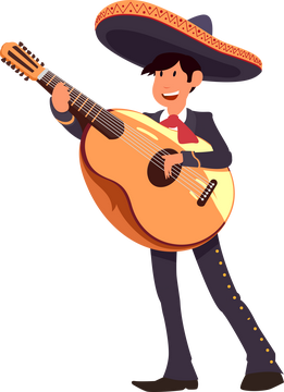 墨西哥音乐家图标 - SVG免抠素材