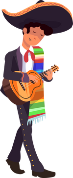 墨西哥音乐家图标 - SVG免抠素材