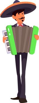 墨西哥音乐家图标 - SVG免抠素材