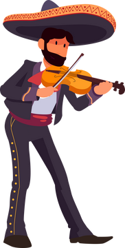 墨西哥音乐家图标 - SVG免抠素材