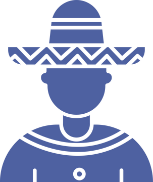 墨西哥文化实心图标 - SVG免抠素材