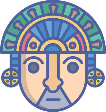 墨西哥文化线条图标 - SVG免抠素材