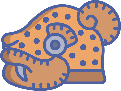 墨西哥文化线条图标 - SVG免抠素材