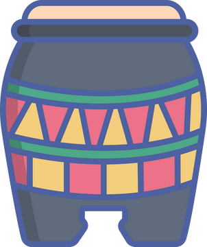 墨西哥文化线条图标 - SVG免抠素材