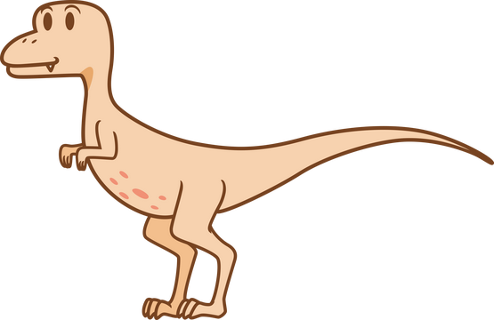 可爱卡通恐龙图标 - SVG免抠素材