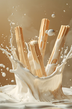 一杯牛奶中的阿拉法特和一滴牛奶