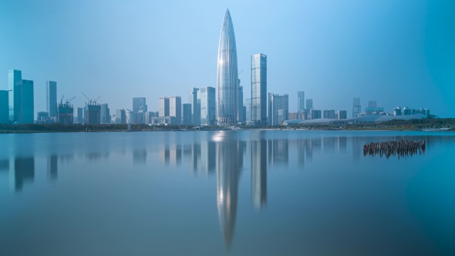 深圳子弹头_倒影延时4K