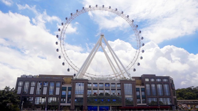 中山市代表性地标之一兴中广场摩天轮