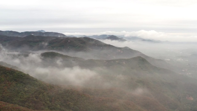 信阳茶山航拍视频