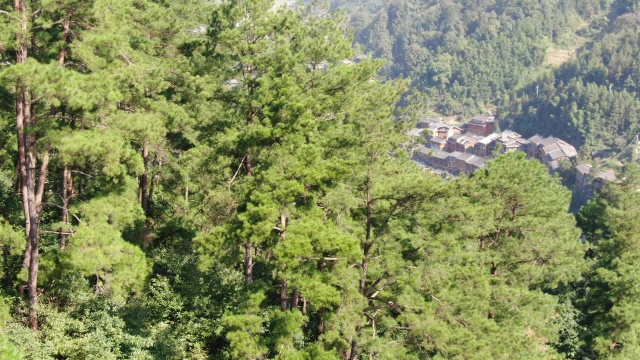 贵州肇兴侗寨 航拍