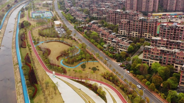 江西南昌新建区凌波路疫情航拍