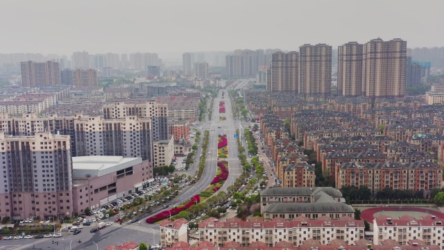 江西南昌长堎明矾路疫情无人航拍