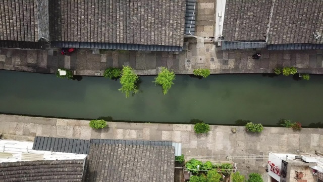浙江绍兴八字桥历史街区 航拍视频
