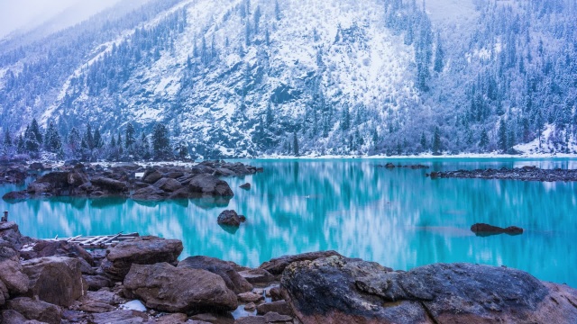 西藏林芝 然乌湖 延时视频