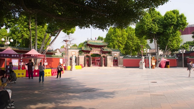 佛山禅城祖庙大范围延时